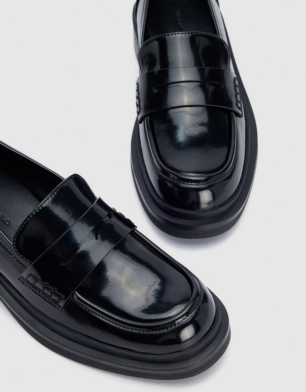 Faux Leather Loafers