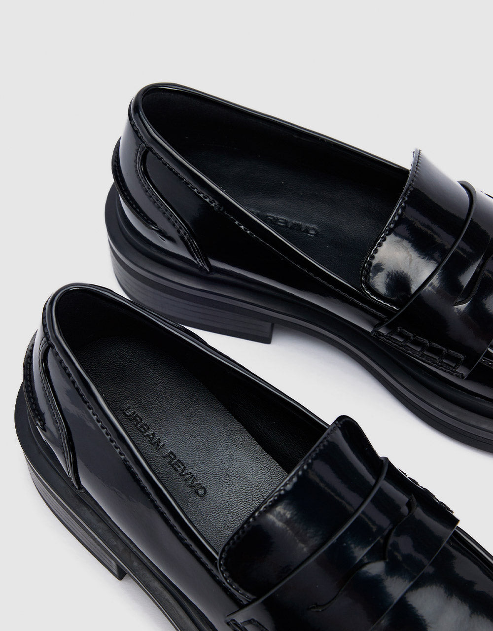 Faux Leather Loafers