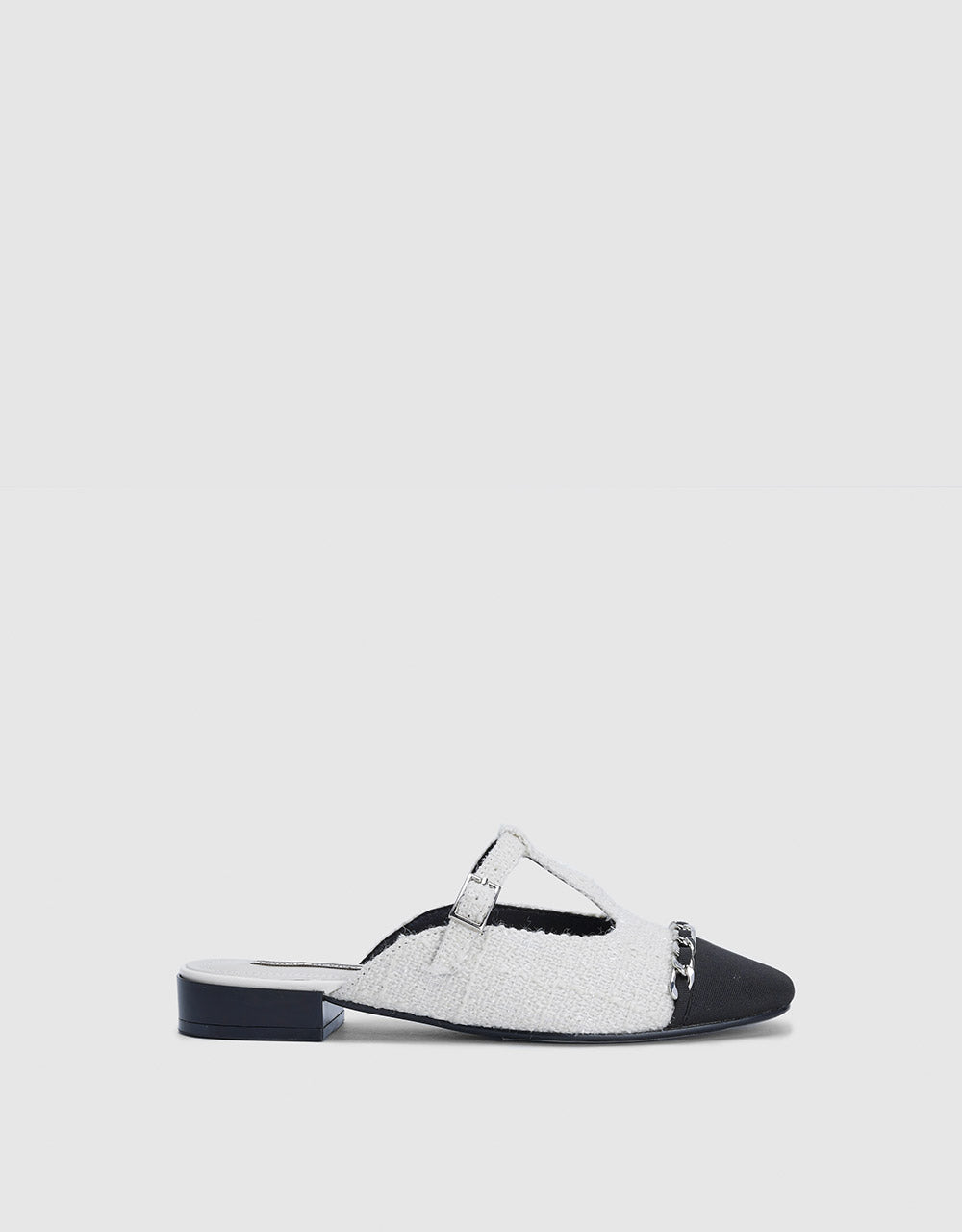 Contrast Mules With Chain