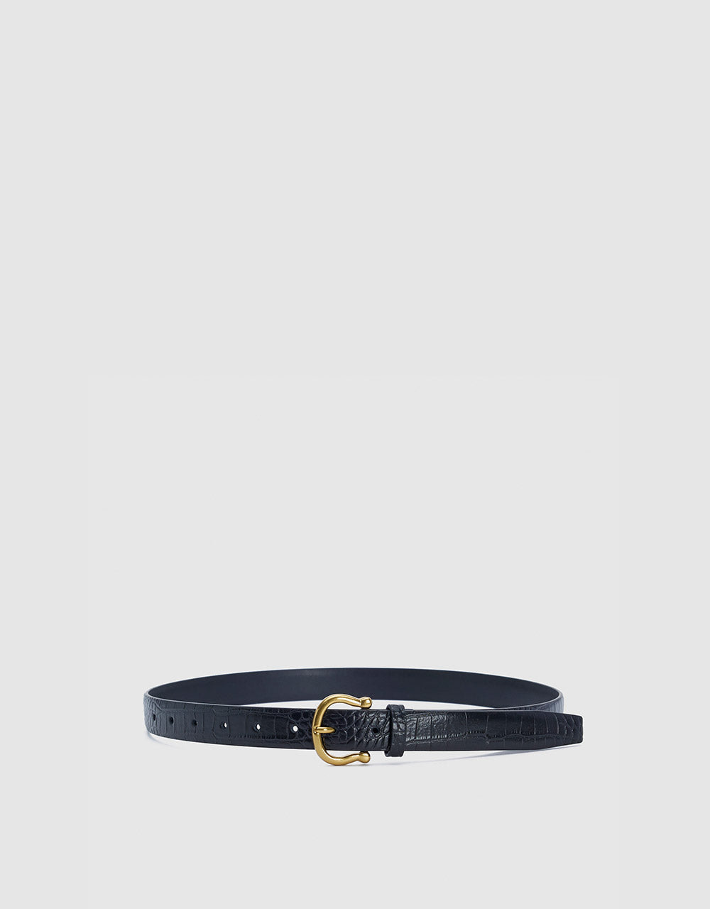 Textured Faux Leather Belt