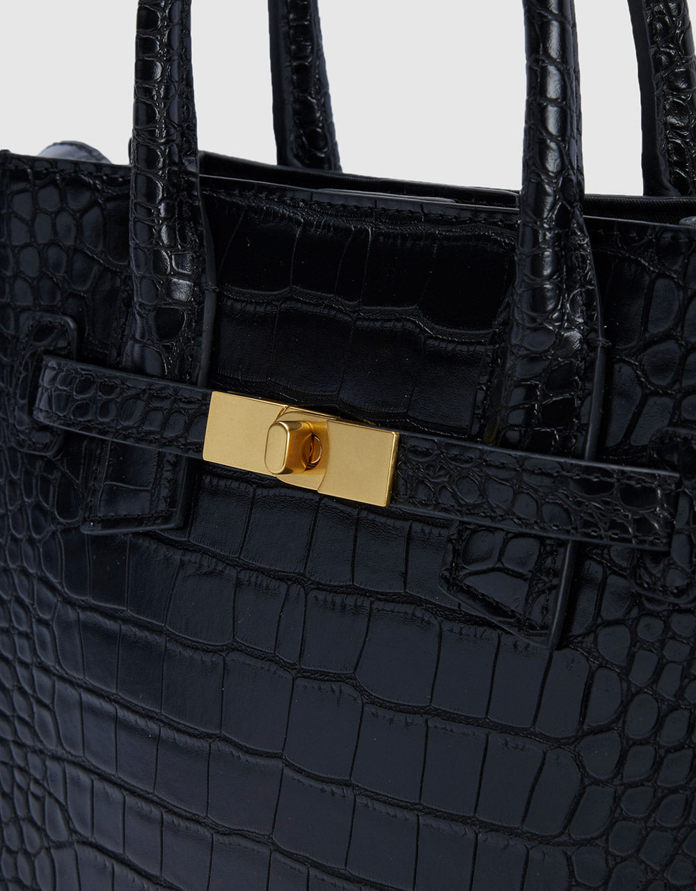Crocodile Effect Handbag