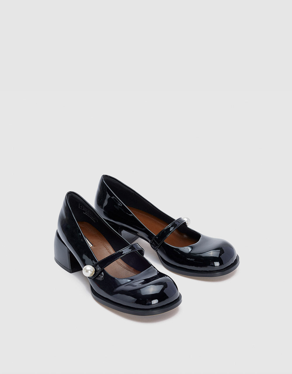 Faux Pearl Mary Janes