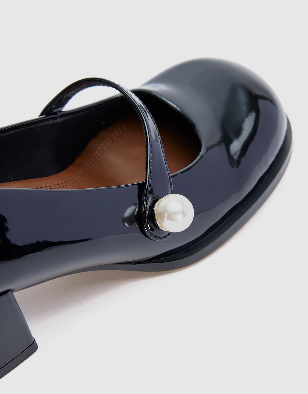 Faux Pearl Mary Janes
