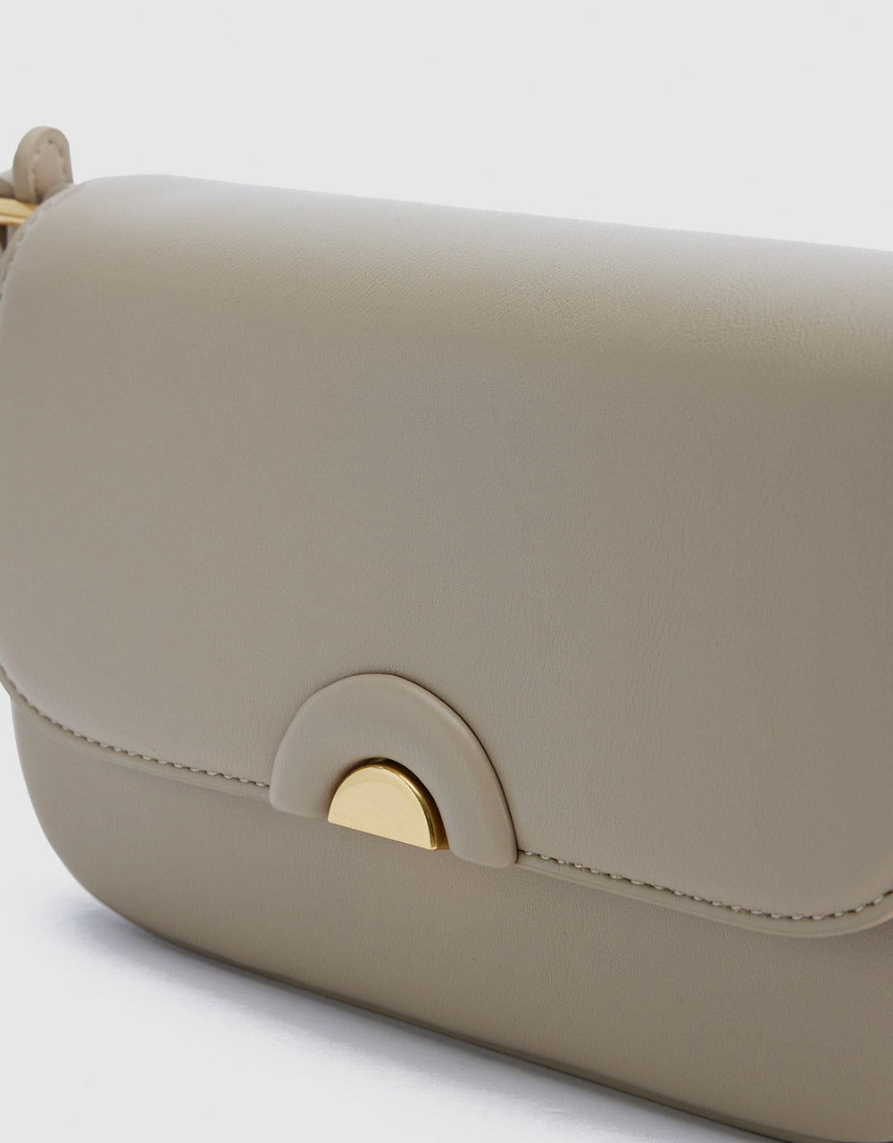 Faux Leather Shoulder Bag