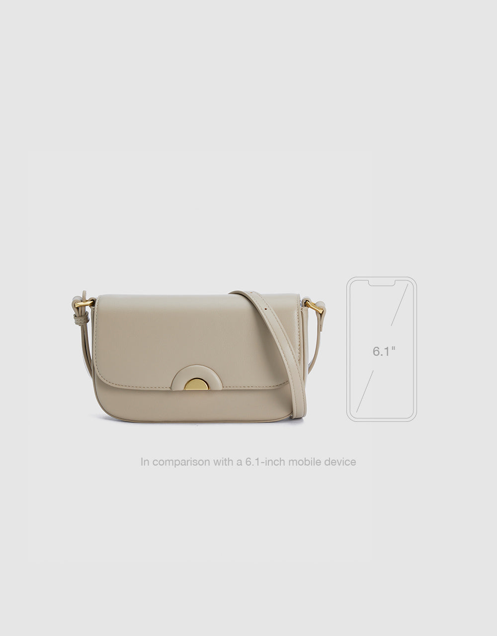 Faux Leather Shoulder Bag