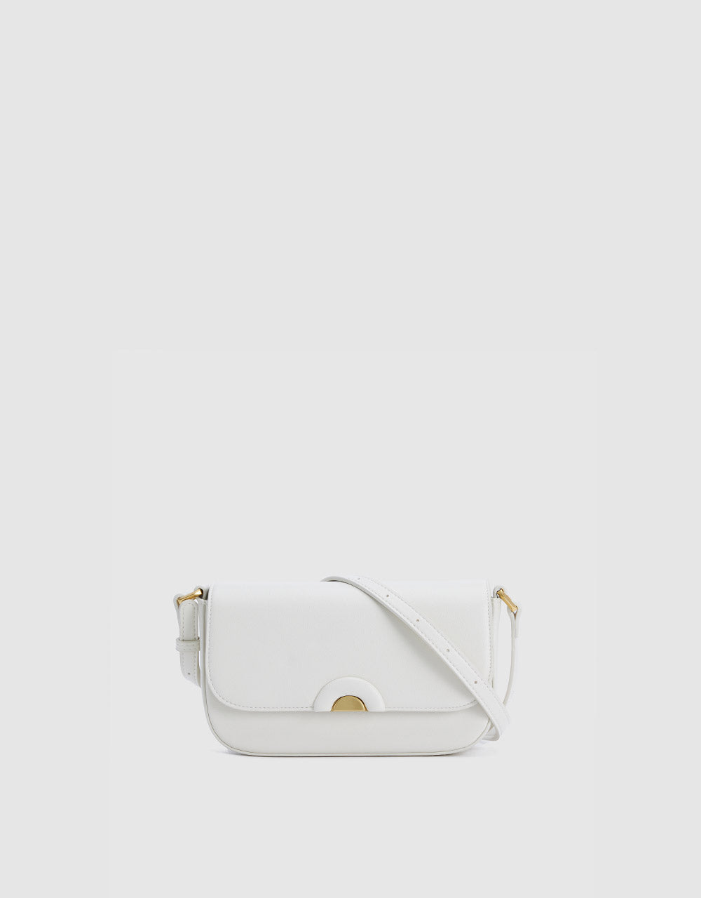 Faux Leather Shoulder Bag