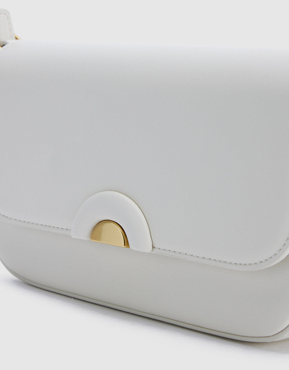 Faux Leather Shoulder Bag