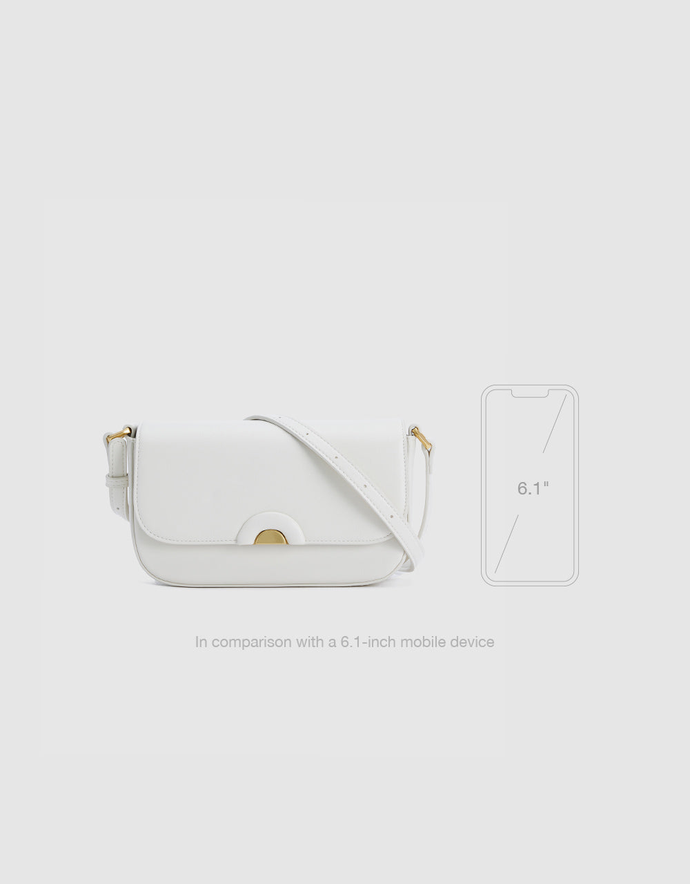 Faux Leather Shoulder Bag