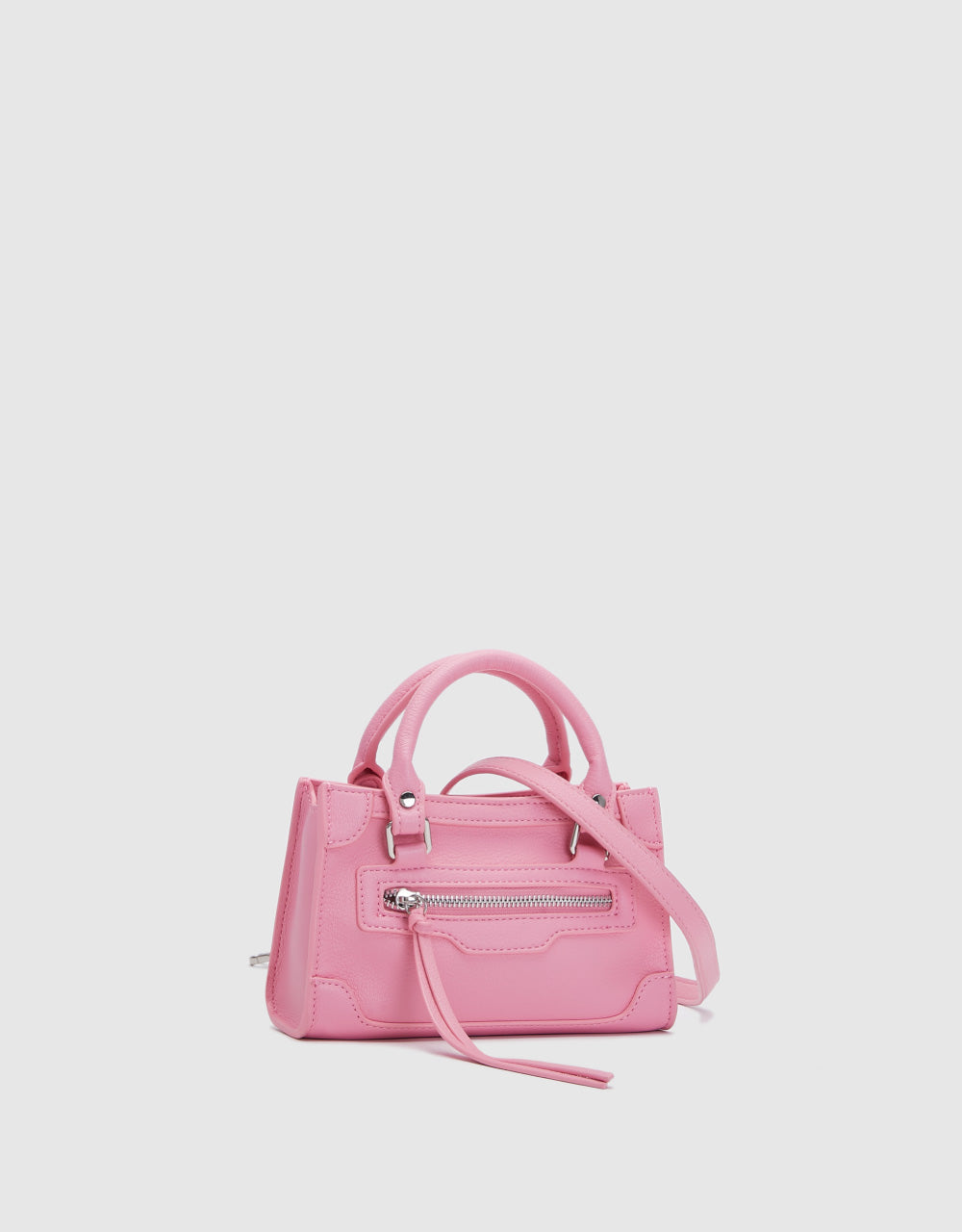 Zip Detail Shoulder Bag