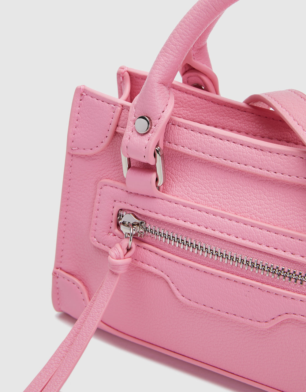 Zip Detail Shoulder Bag