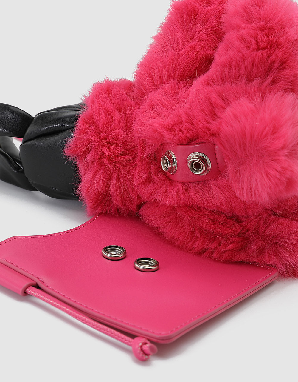 Mini Bag With Fluffy Charm