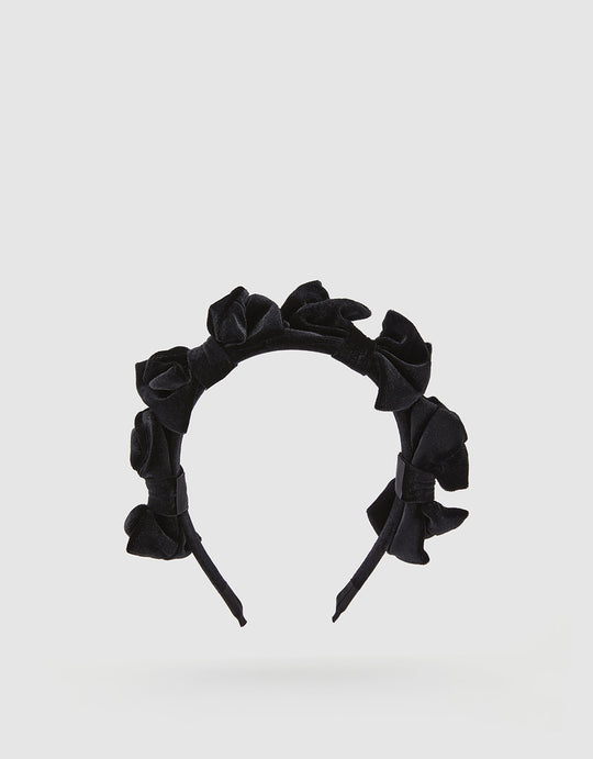 Bow Detail Ruched Headband