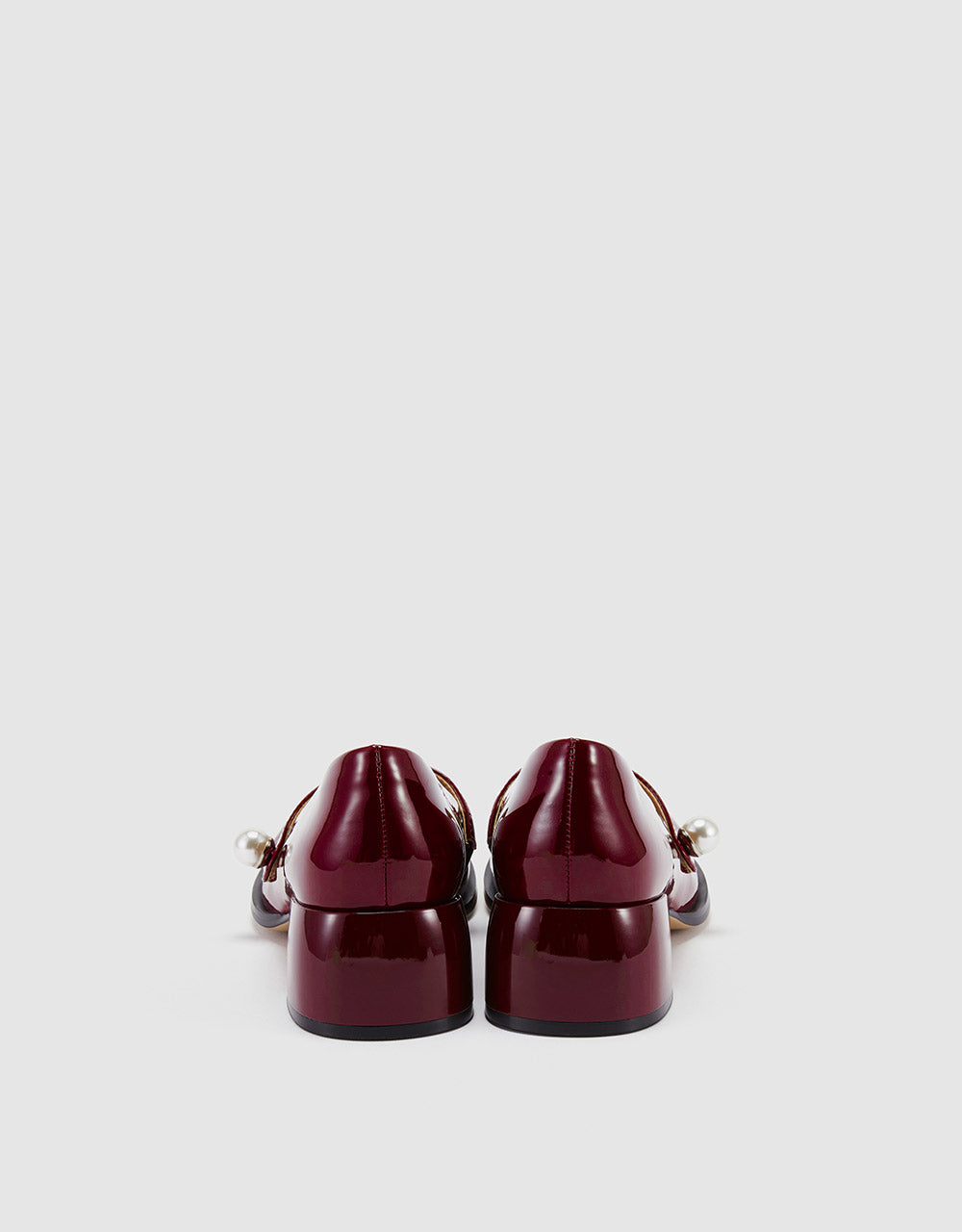 Faux Pearl Detail Mary Janes