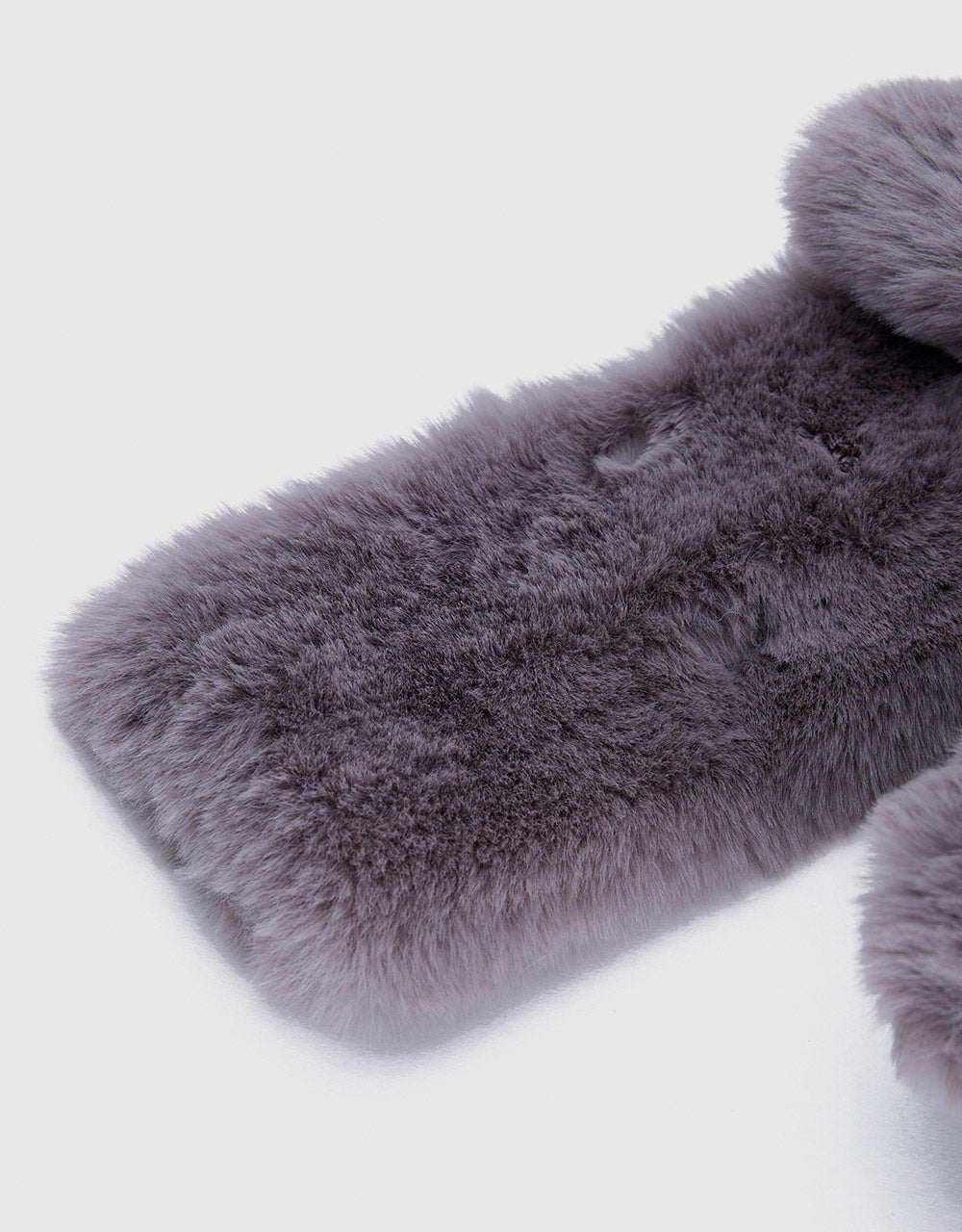 Bunny Detail Fluffy Scarf