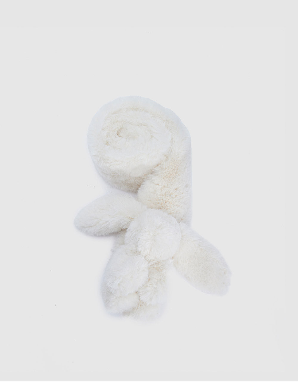 Bunny Detail Fluffy Scarf