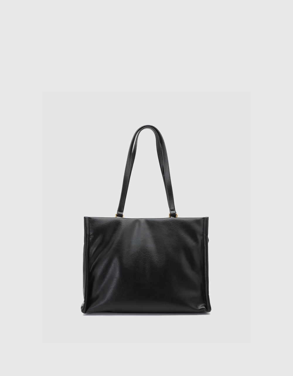 Faux Leather Tote Bag