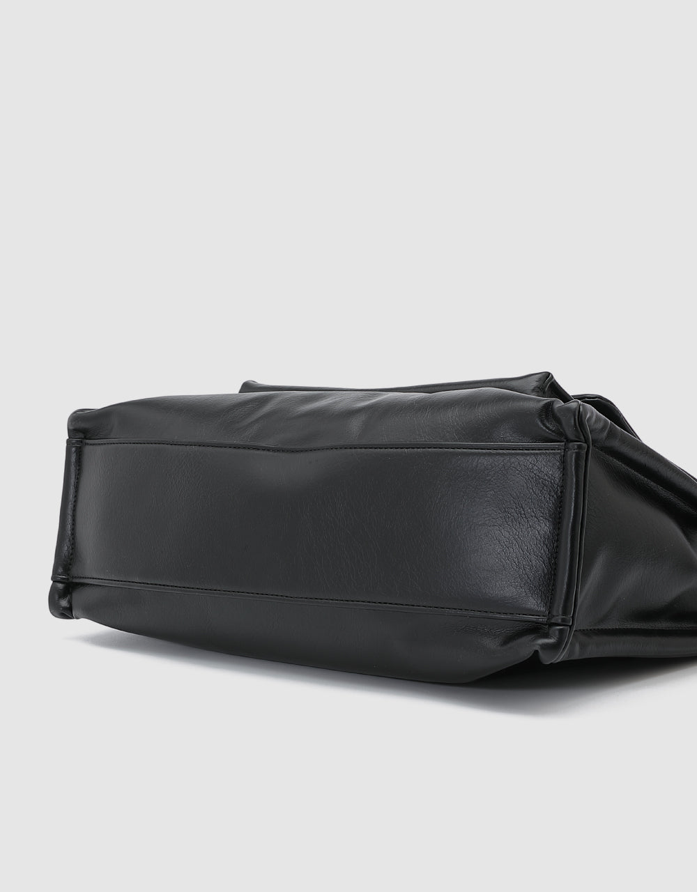 Faux Leather Tote Bag