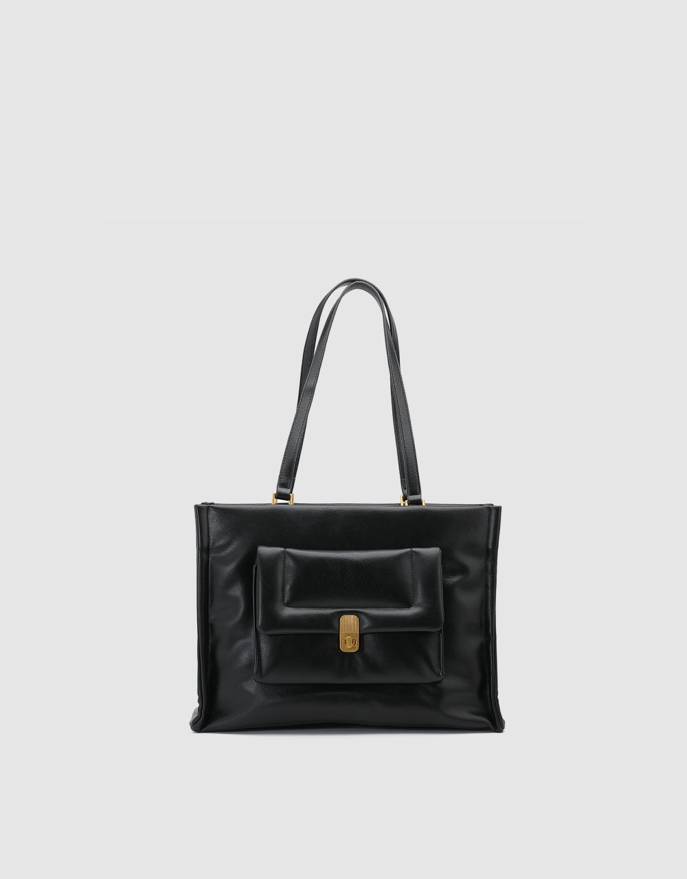 Faux Leather Tote Bag
