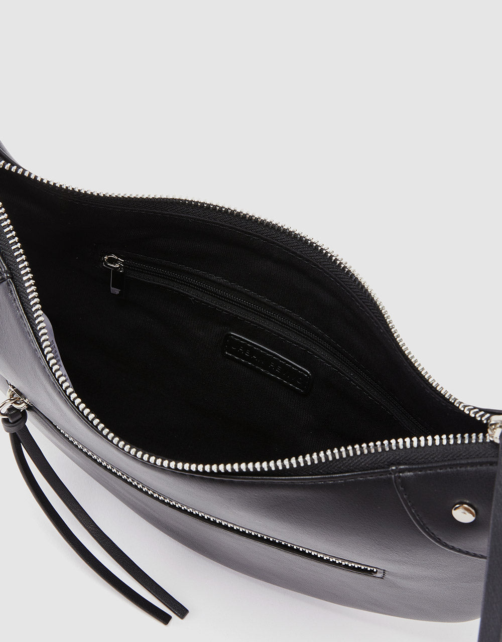 Faux Leather Baguette Bag