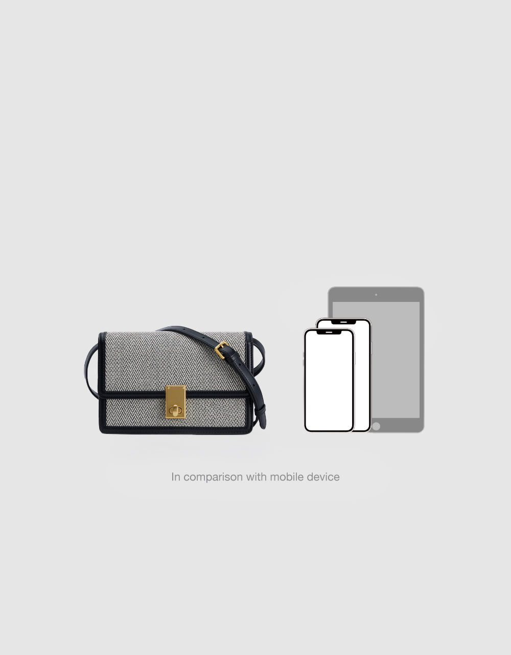 Two-Tone Crossbody Bag