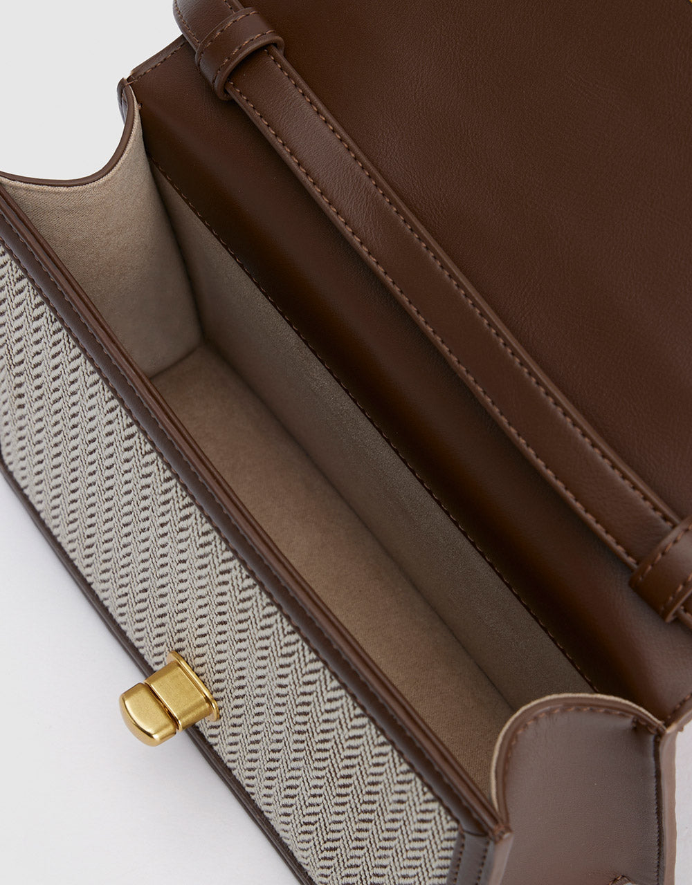 Two-Tone Crossbody Bag