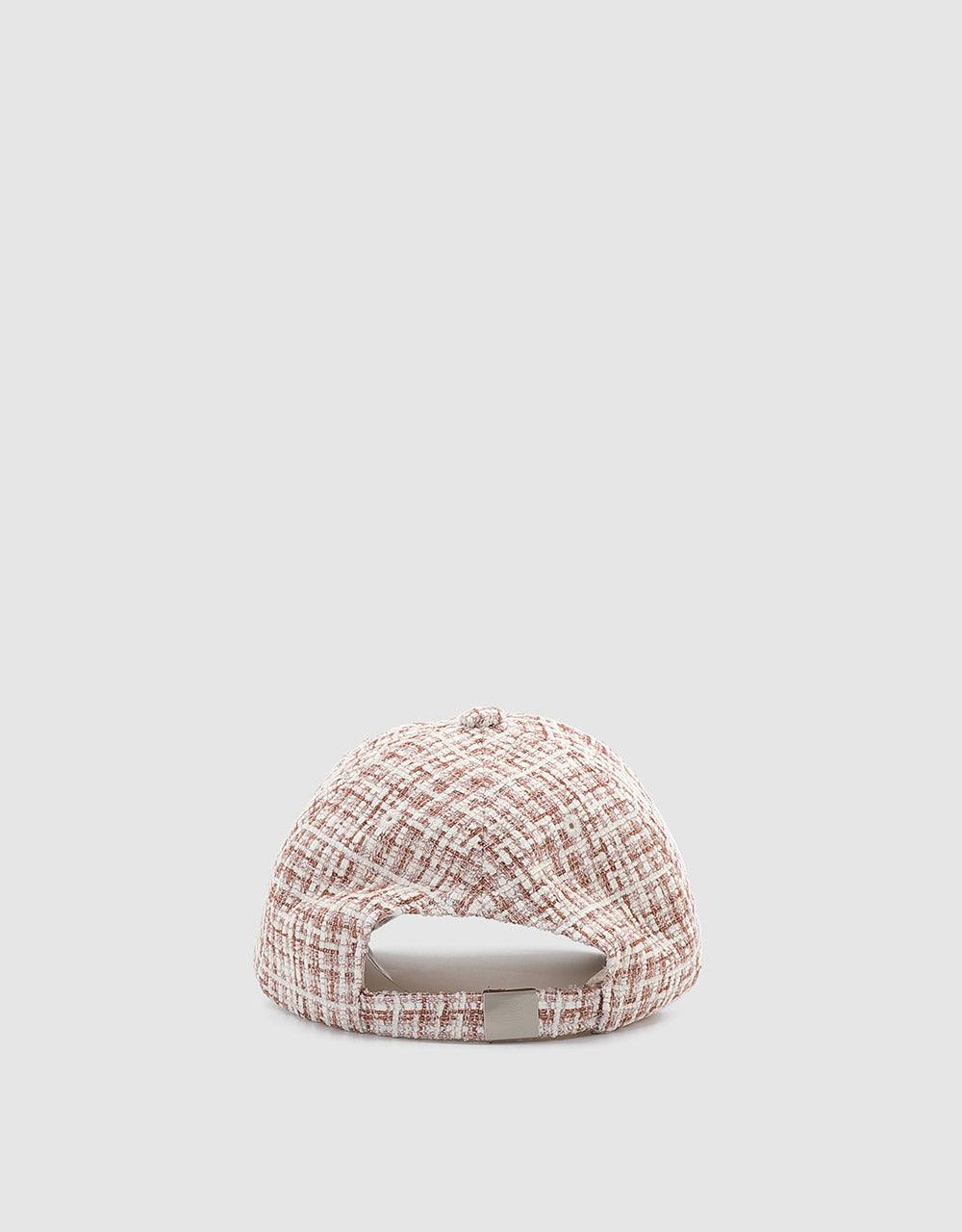 Tweed Plaid Baseball Cap