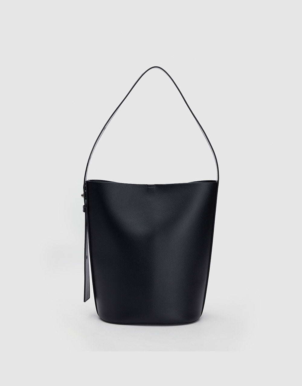 Faux Leather Bucket Bag