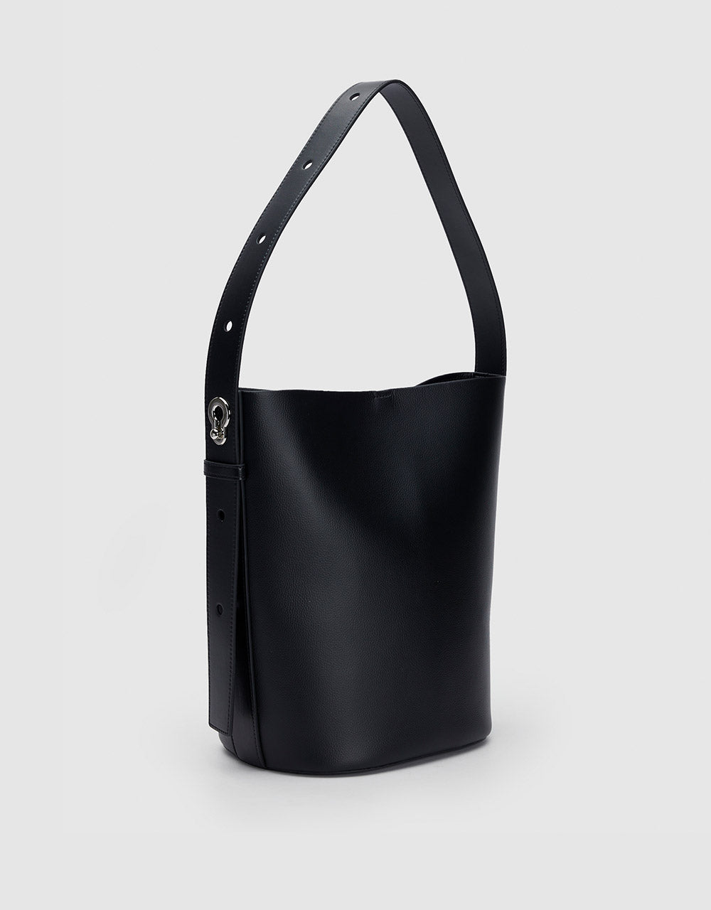Faux Leather Bucket Bag