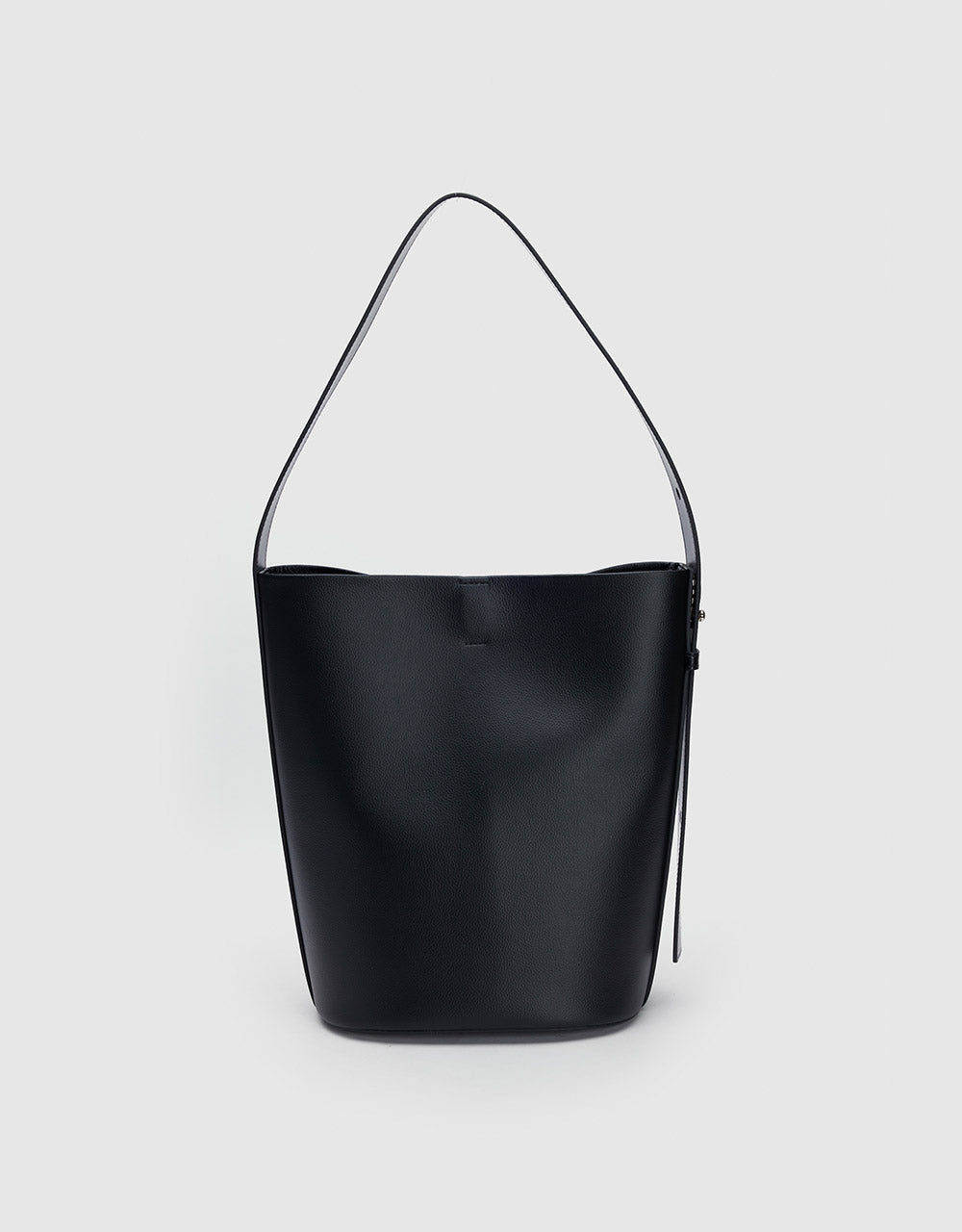 Faux Leather Bucket Bag