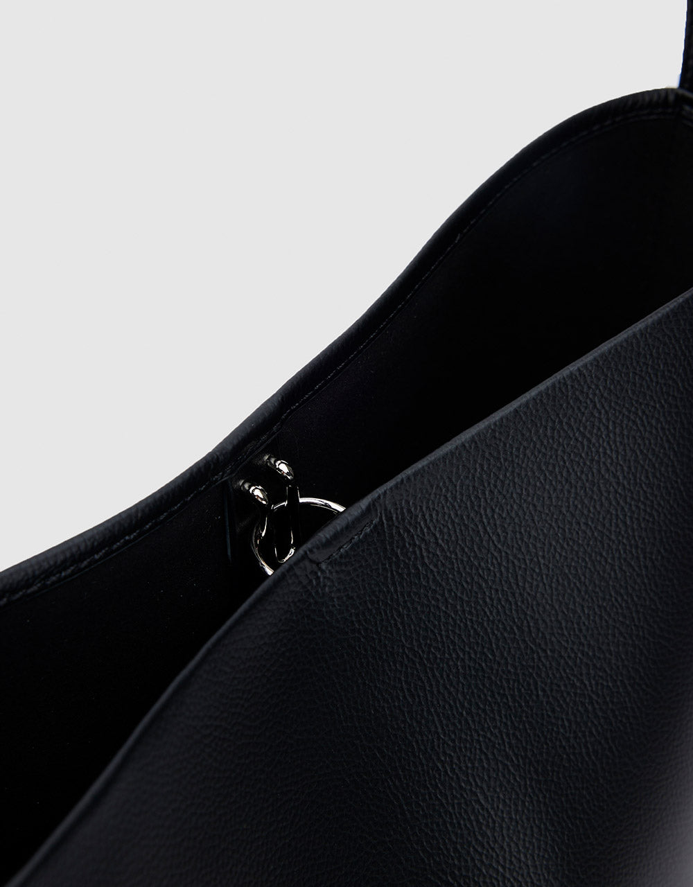 Faux Leather Bucket Bag