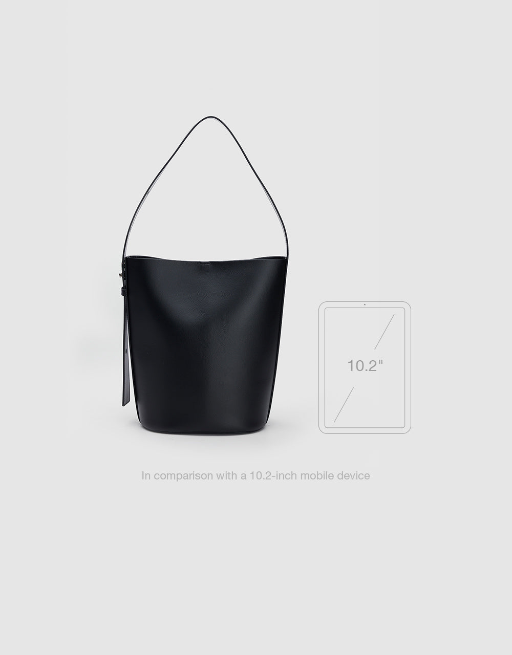 Faux Leather Bucket Bag