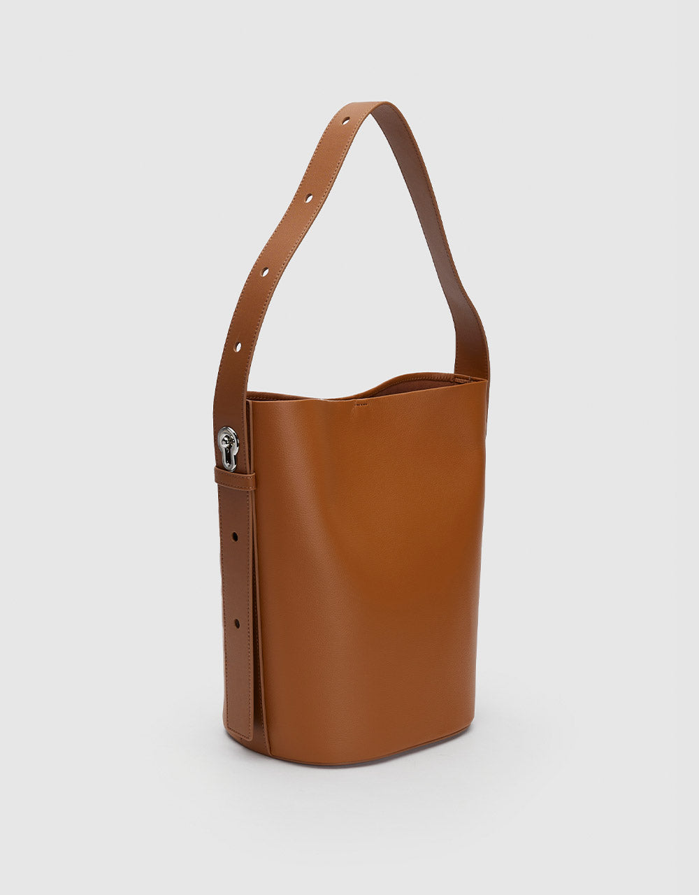 Faux Leather Bucket Bag