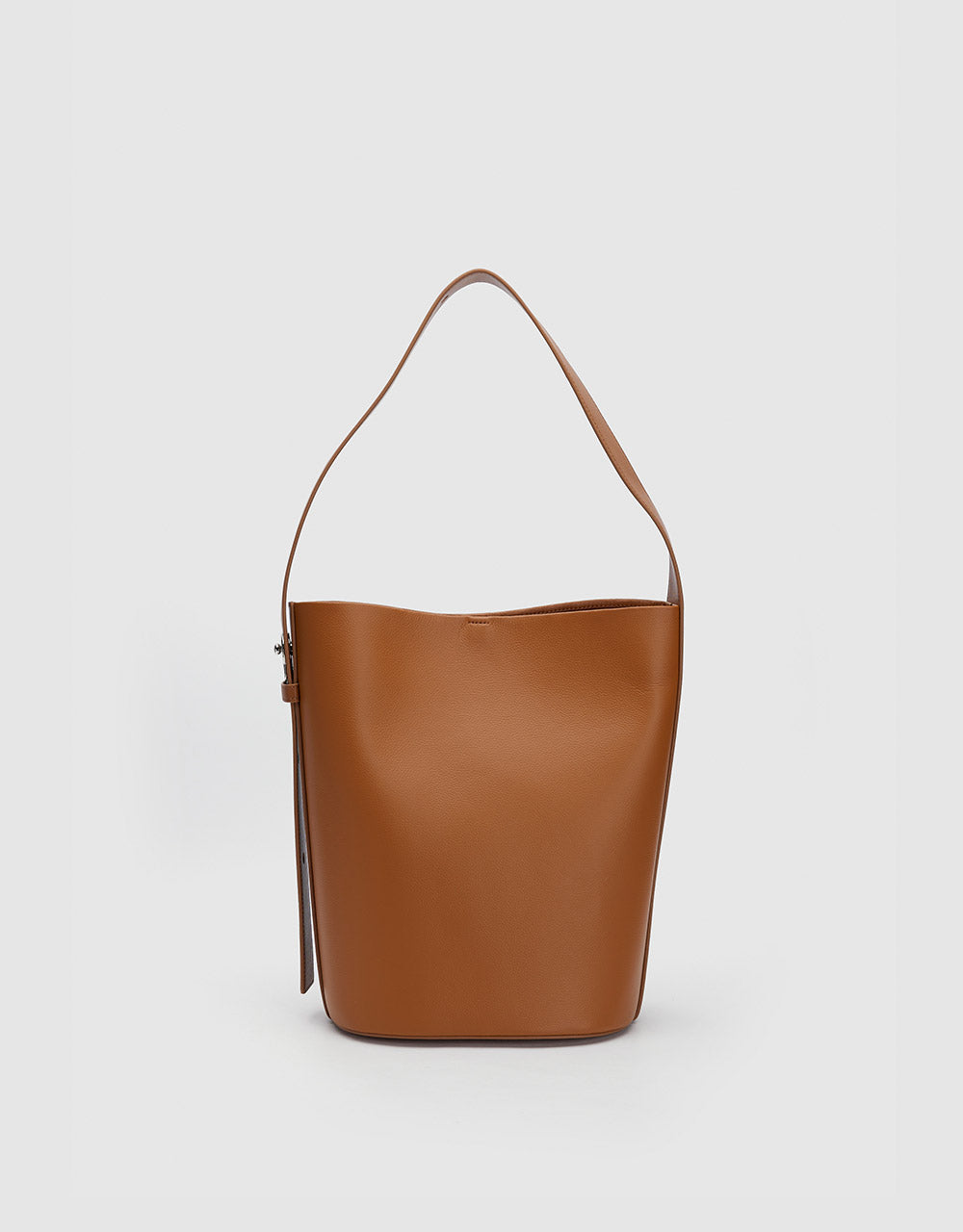 Faux Leather Bucket Bag