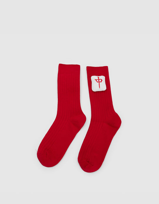Mahjong Detail Socks