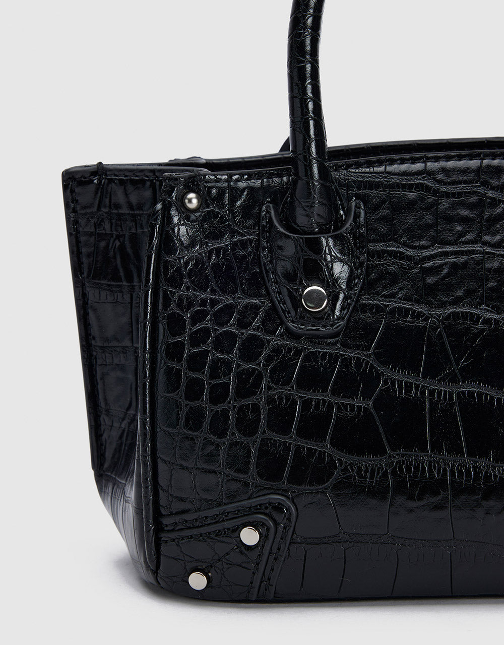 Croc Effect Tote Bag