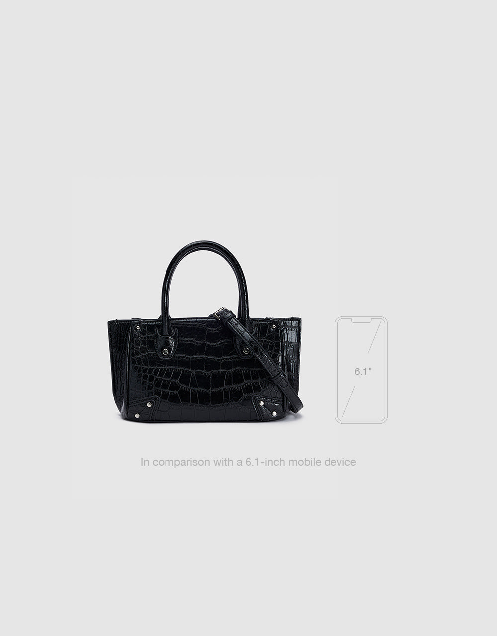 Croc Effect Tote Bag
