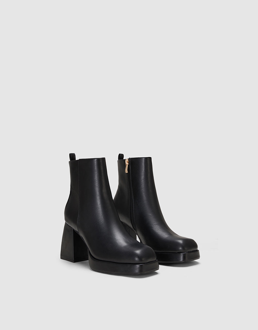 Block Heeled Ankle Boots