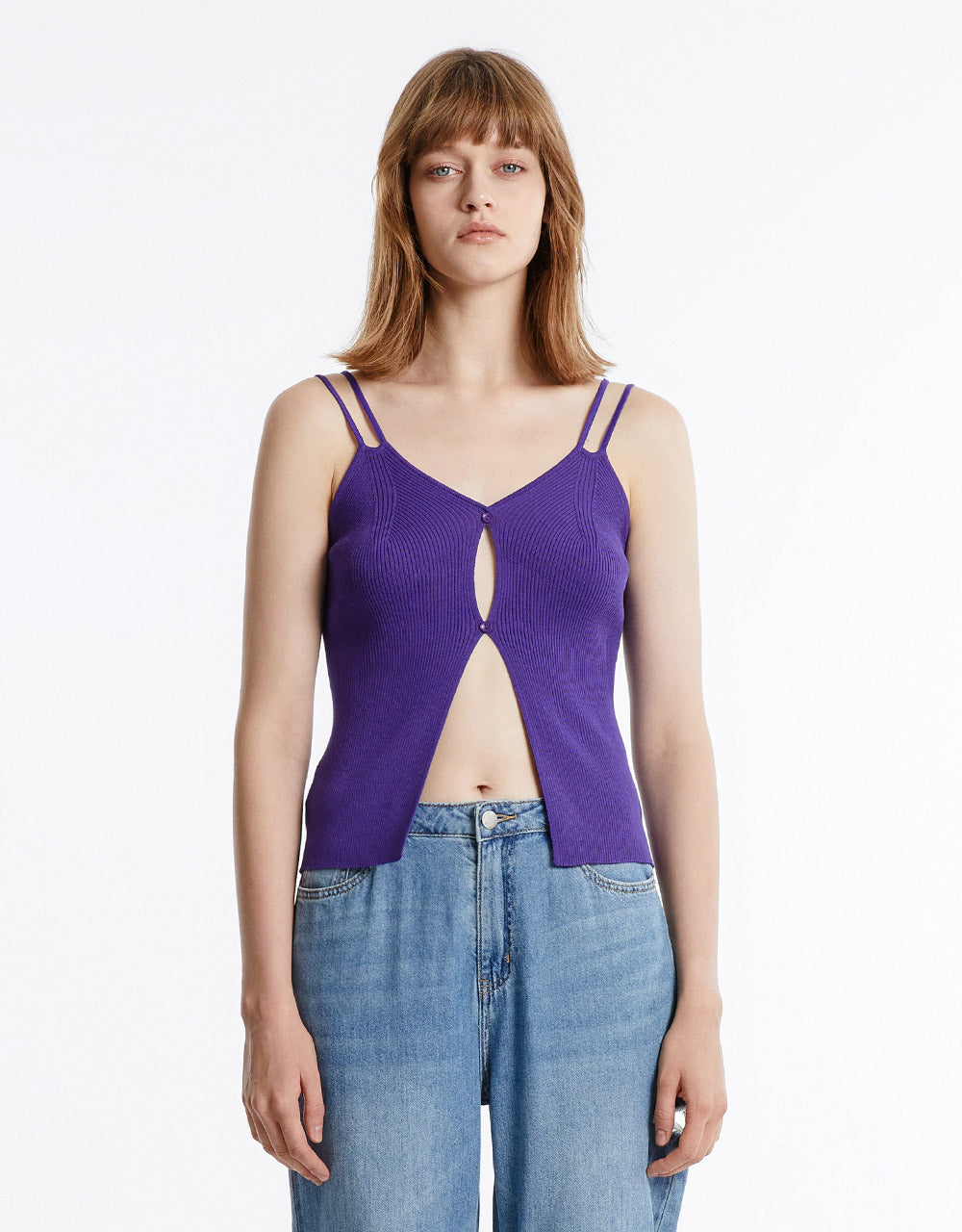Cut Out Knitted Camisole
