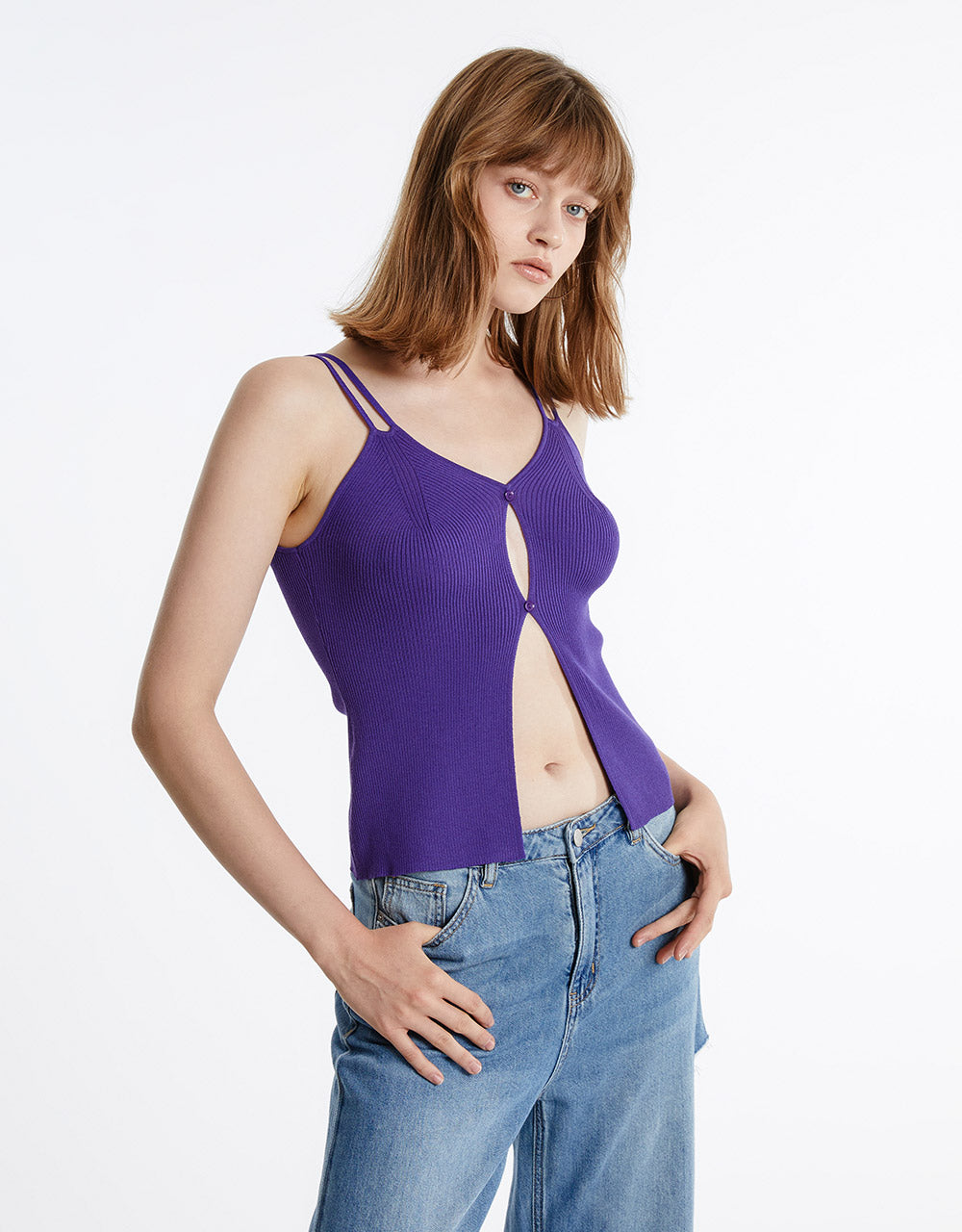 Cut Out Knitted Camisole