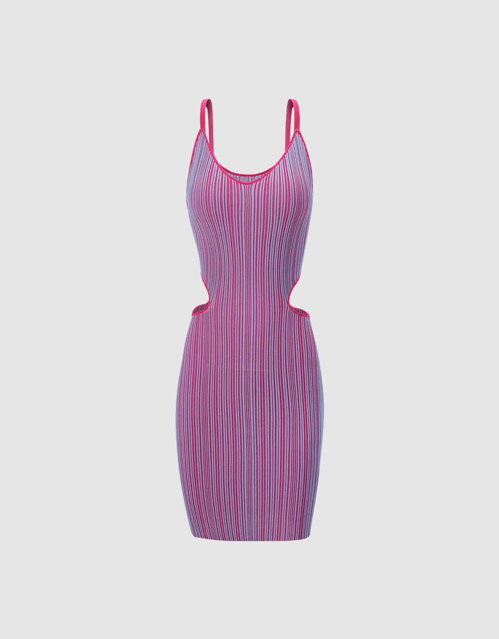 Striped Cut Out Dress