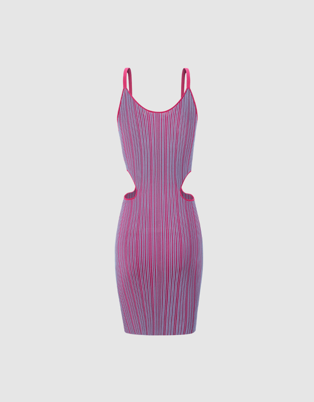 Striped Cut Out Dress