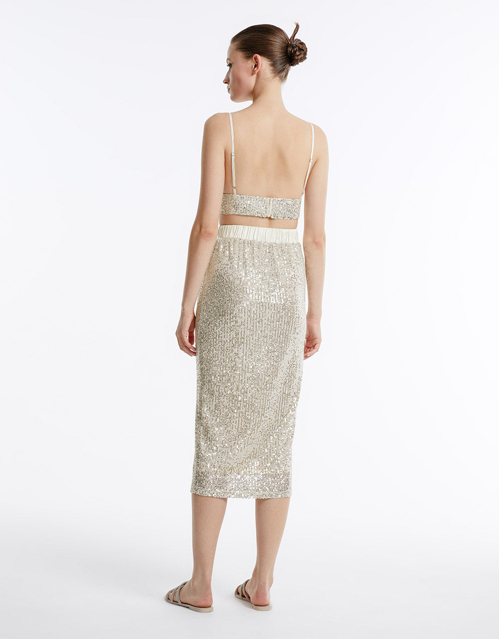 Sequined Maxi Skirt