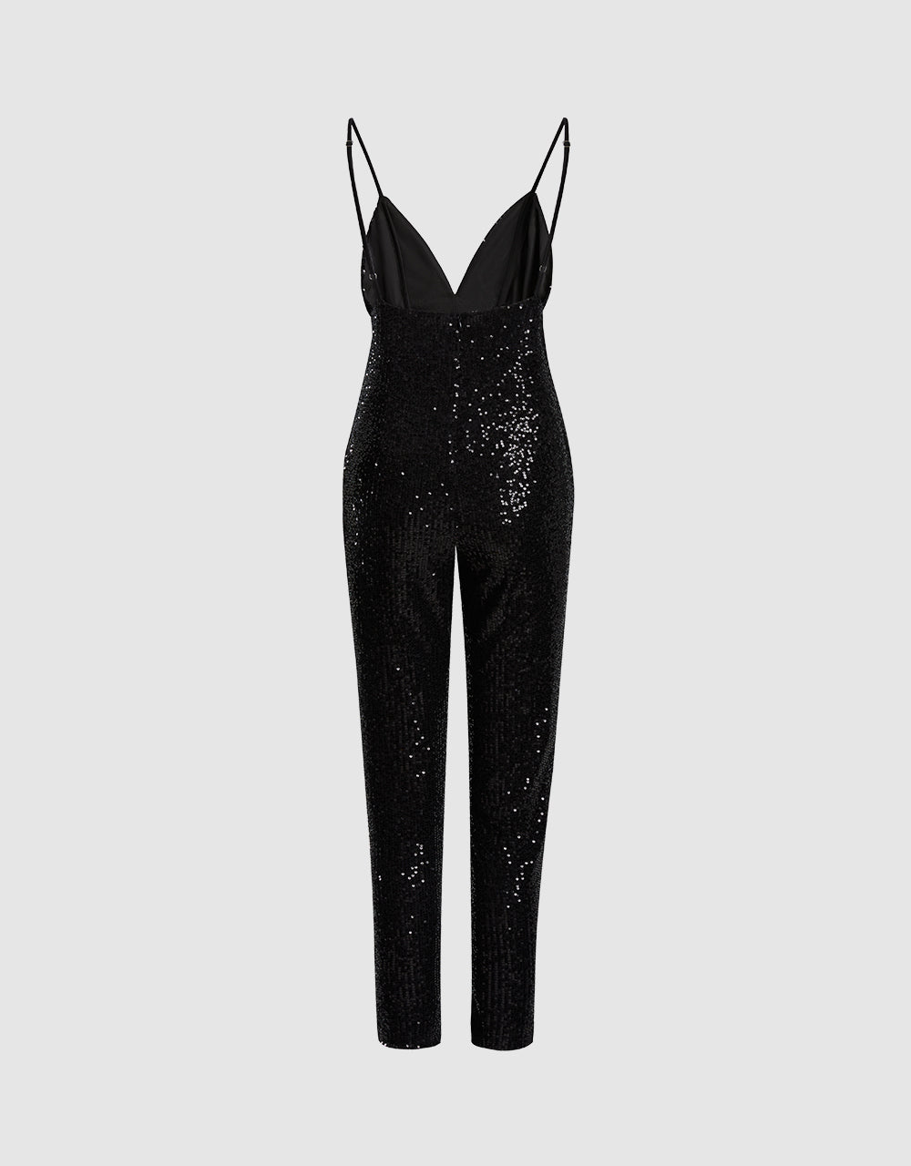 Sequined Strappy Jumpsuit
