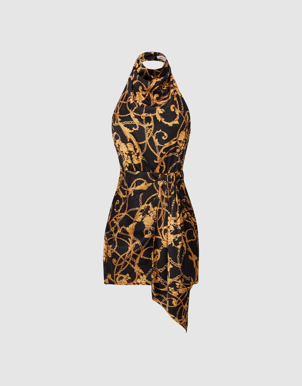 Printed Halter Dress