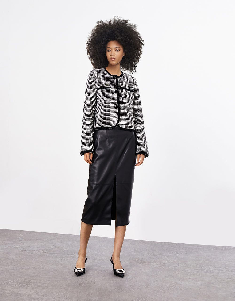 Patch Pocket Tweed Jacket