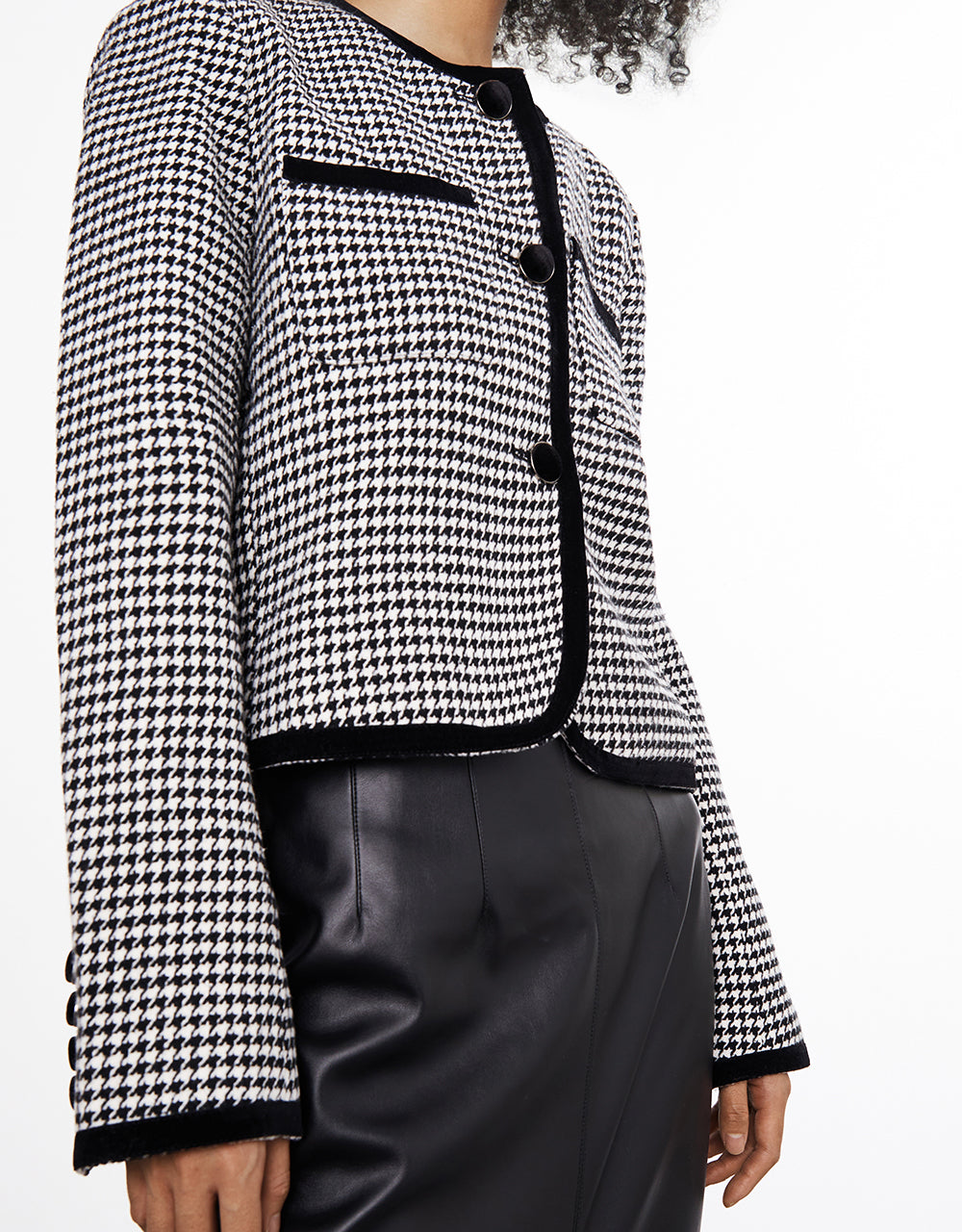 Patch Pocket Tweed Jacket