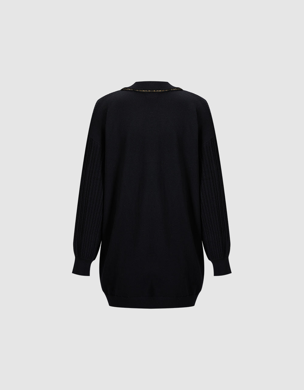 Contrast Trim Cardigan