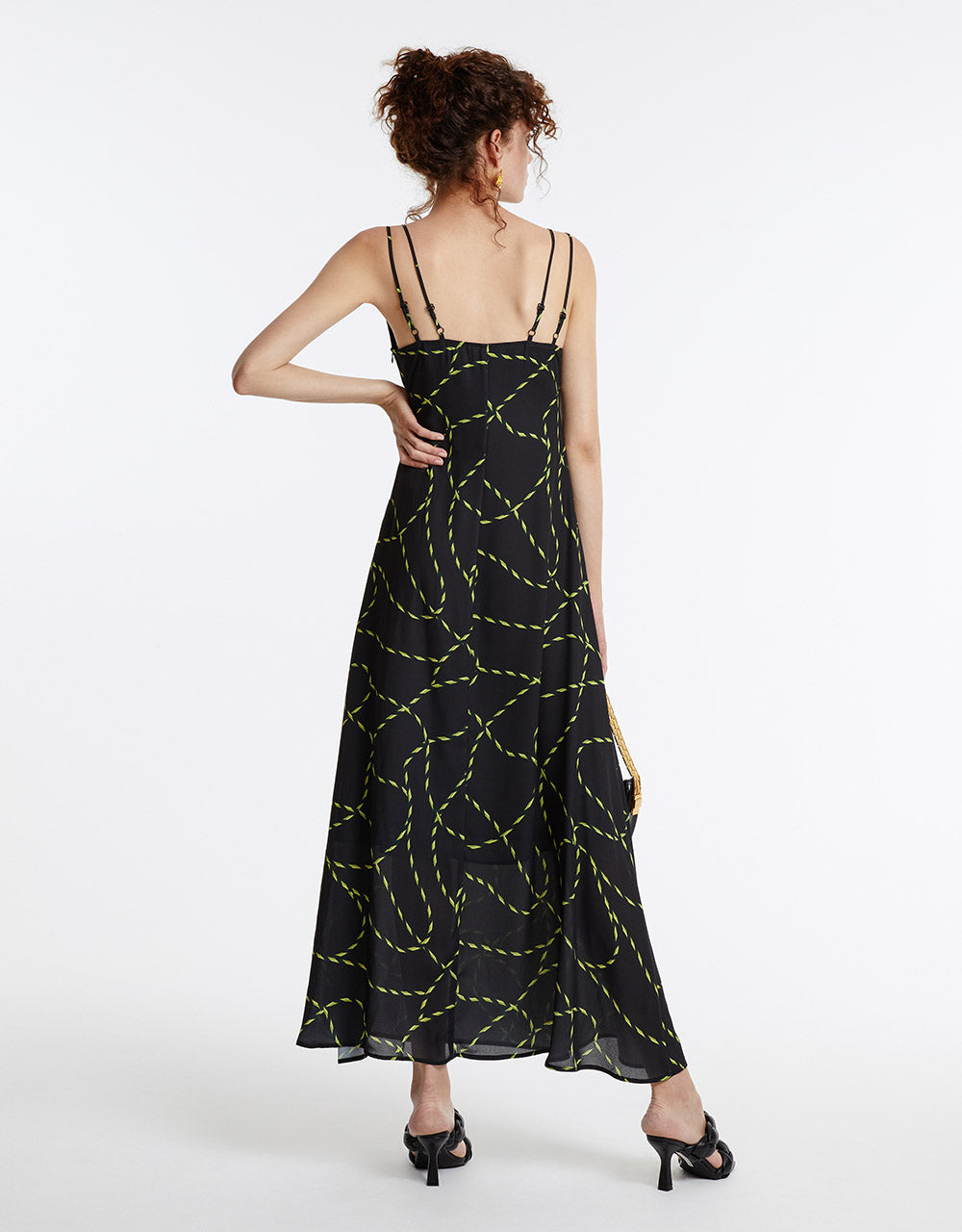 Printed Strappy Dress