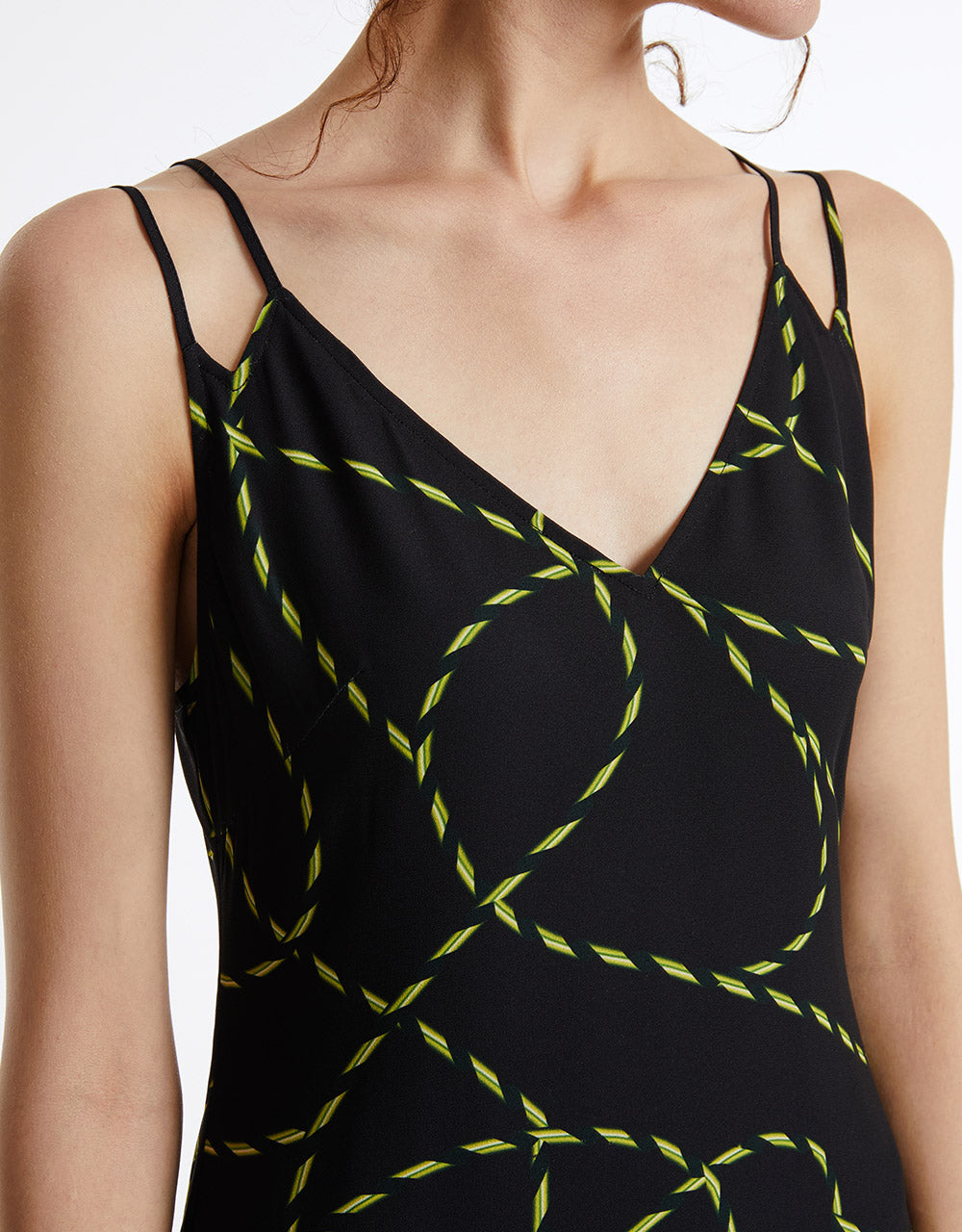 Printed Strappy Dress