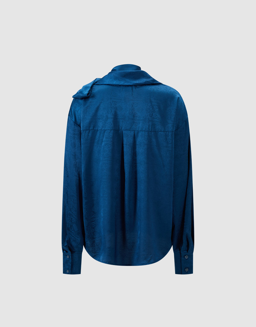 Jacquard Bow Detail Shirt